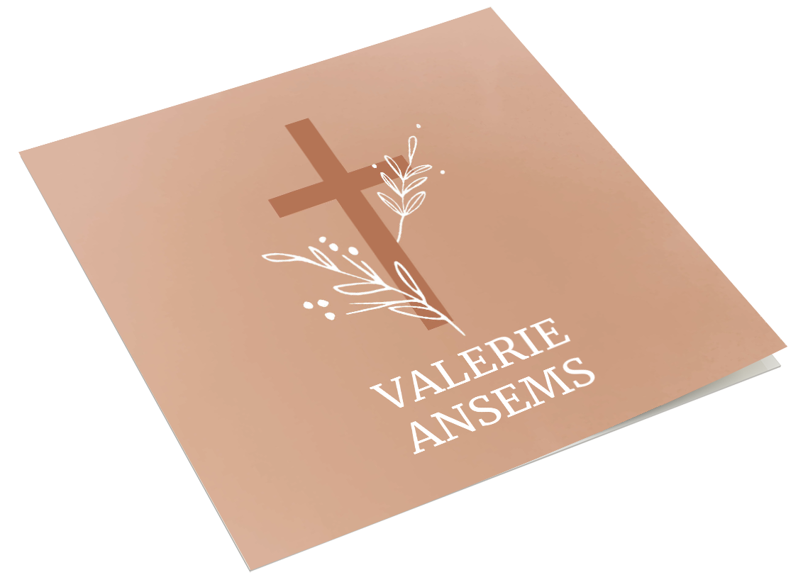 Kruis met takken vierkant